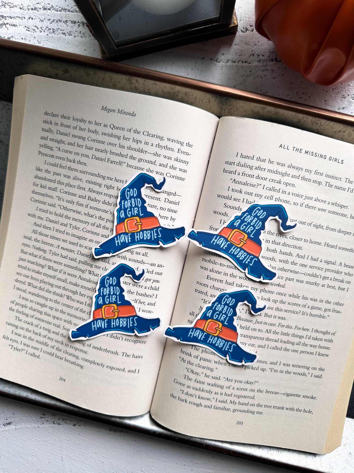 God Forbid a Girl Have Hobbies Witch Sticker