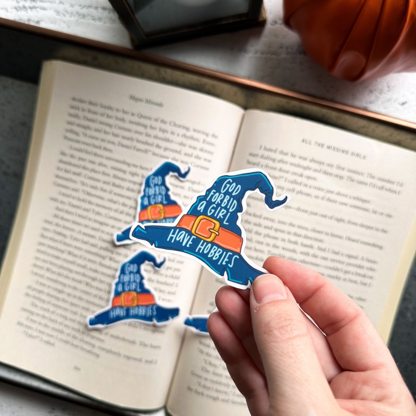 God Forbid a Girl Have Hobbies Witch Sticker