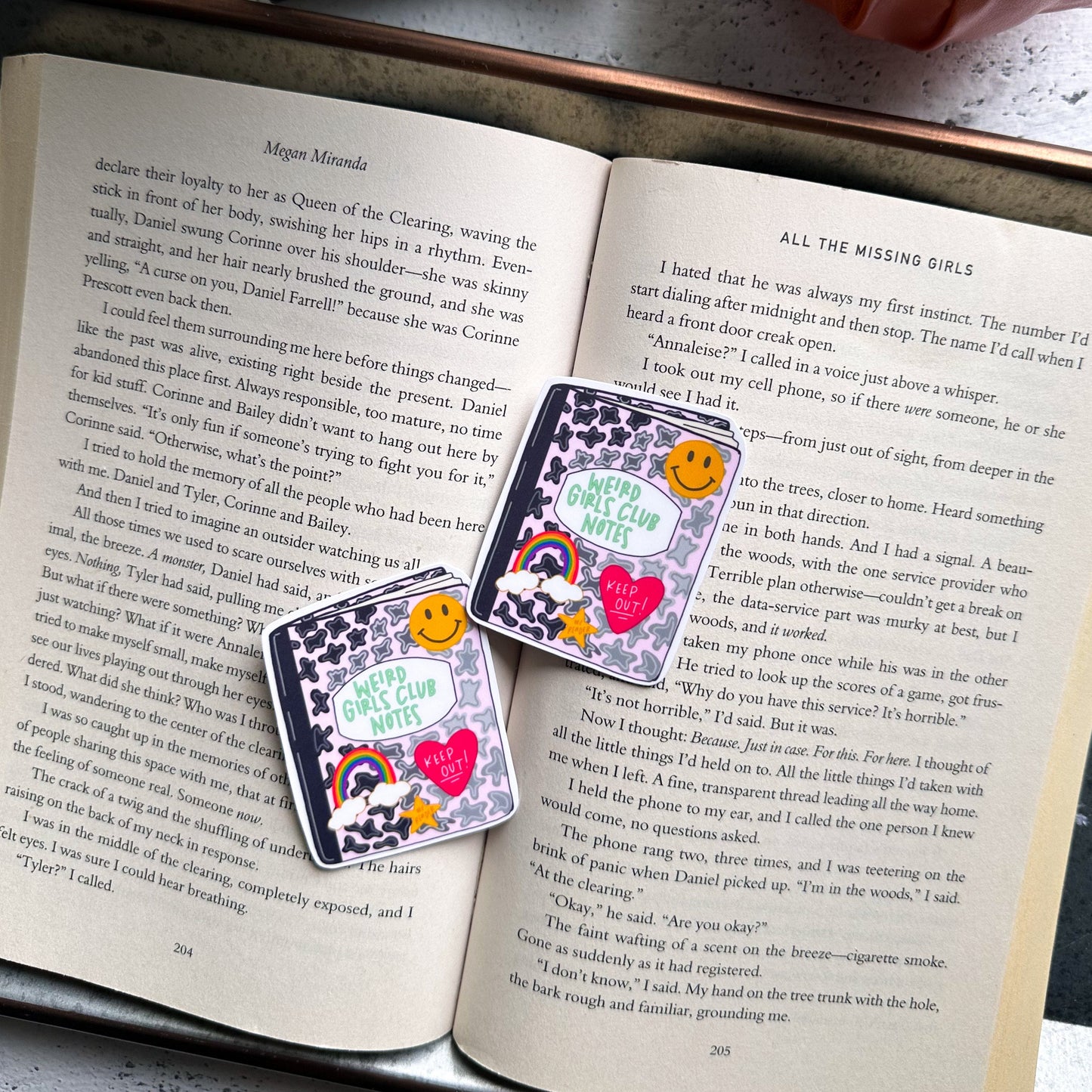 Weird Girls Club Notes Composition Book Sticker