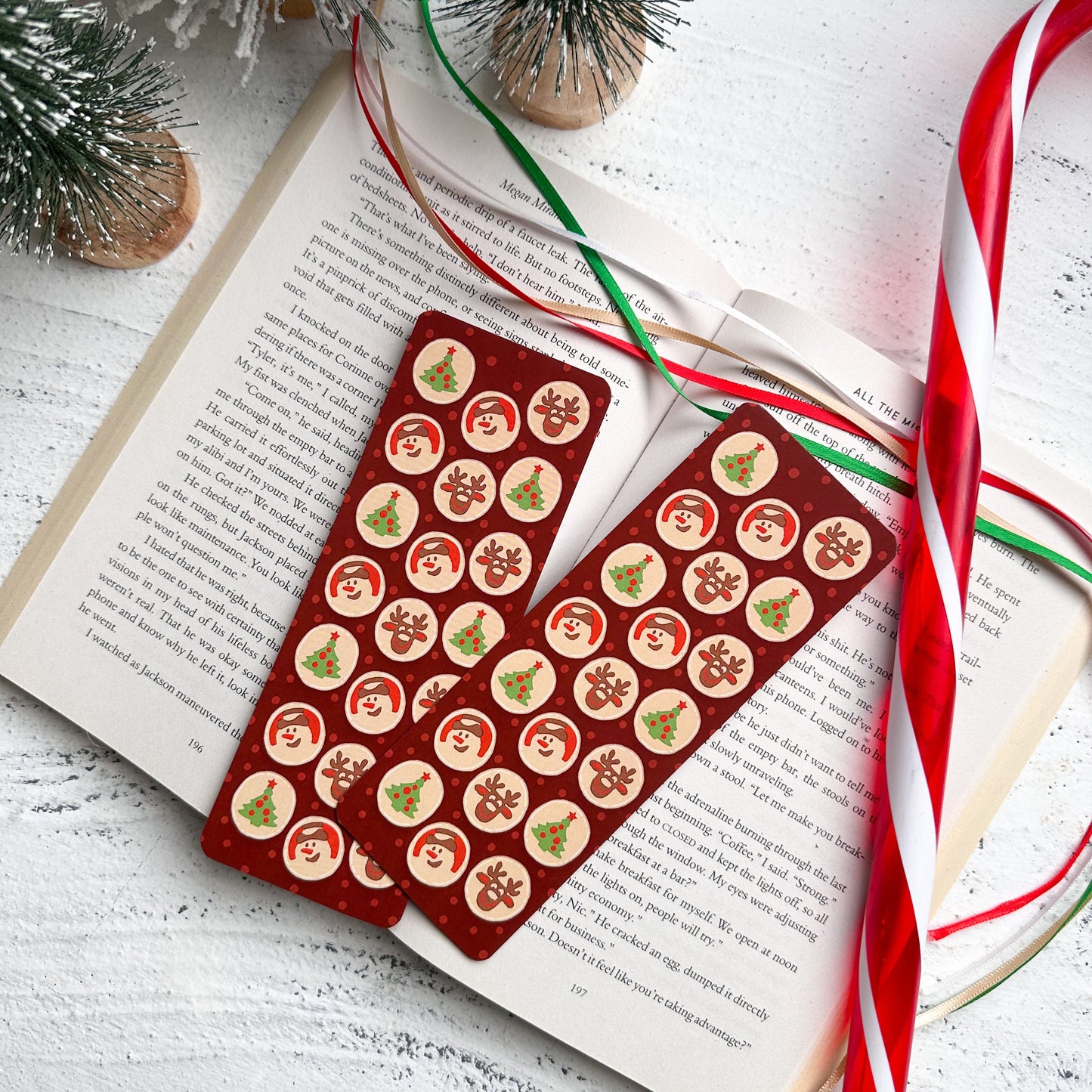 Nostalgic Christmas Cookies bookmarks
