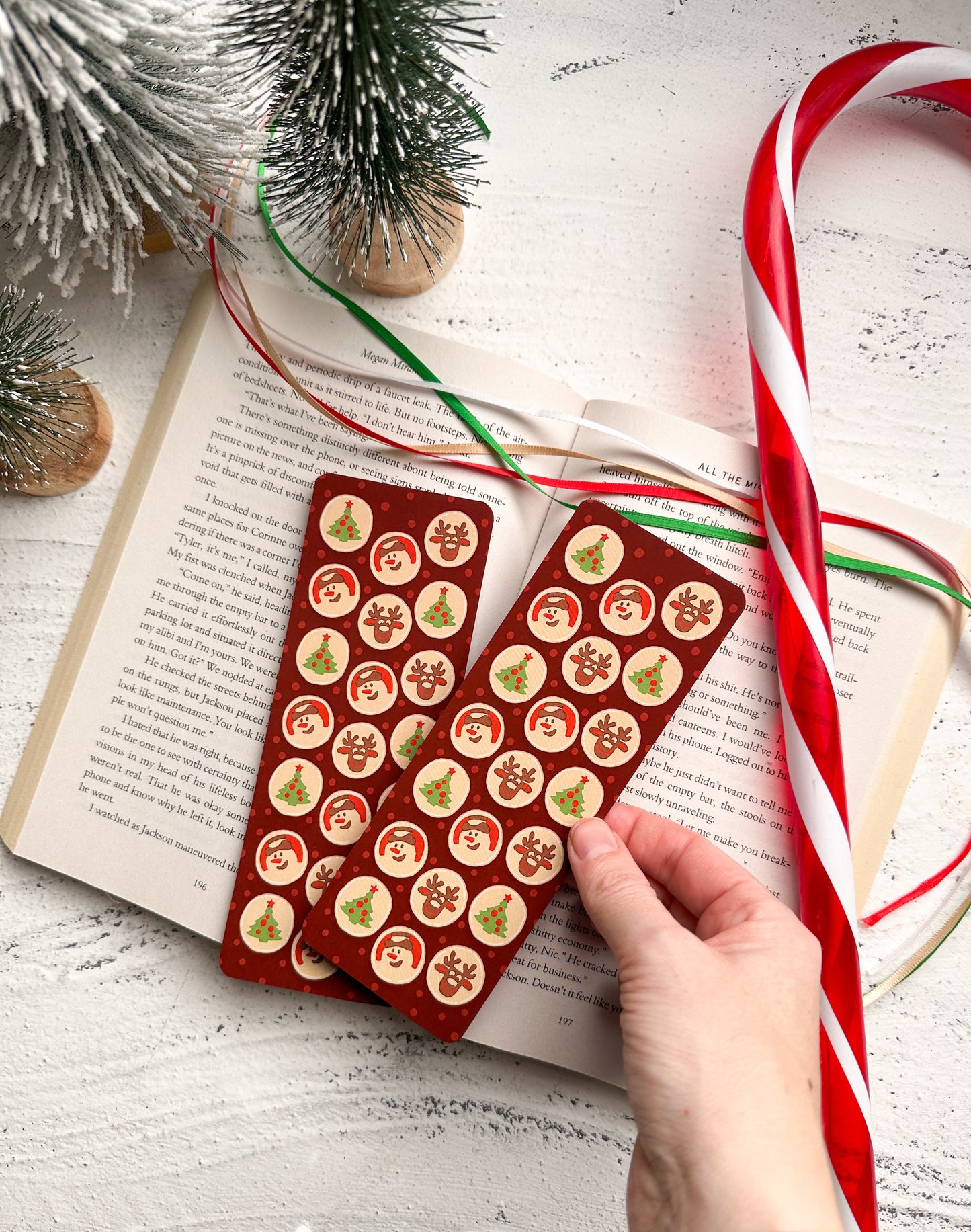 Nostalgic Christmas Cookies bookmarks