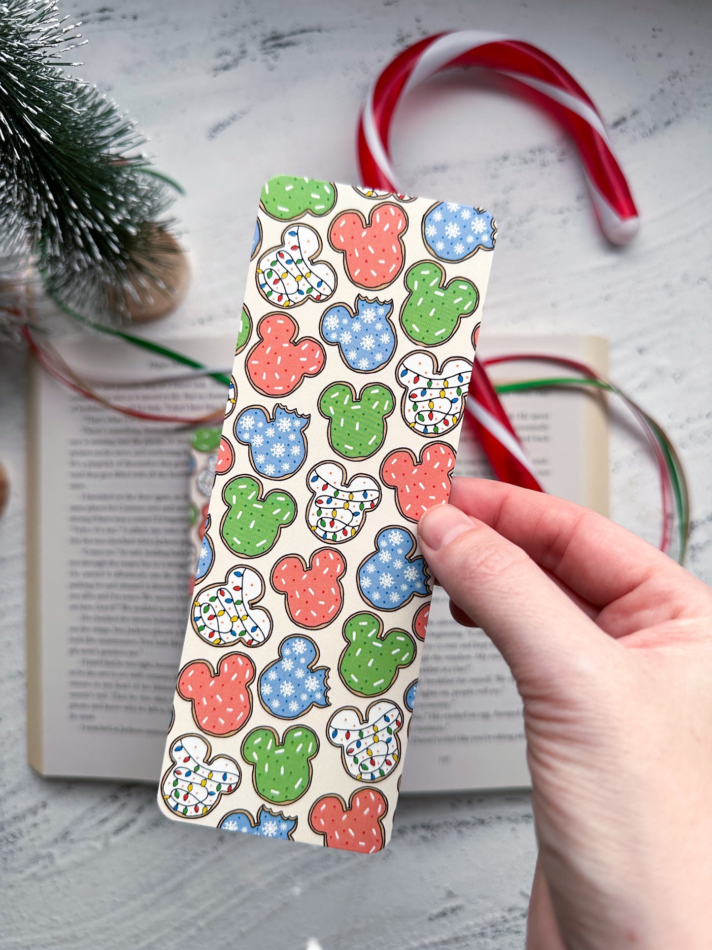 Mickey Holiday Cookies Bookmark