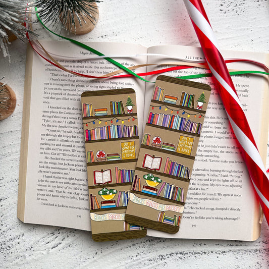 Books Make Me Merry Bookshelves Bookmarks