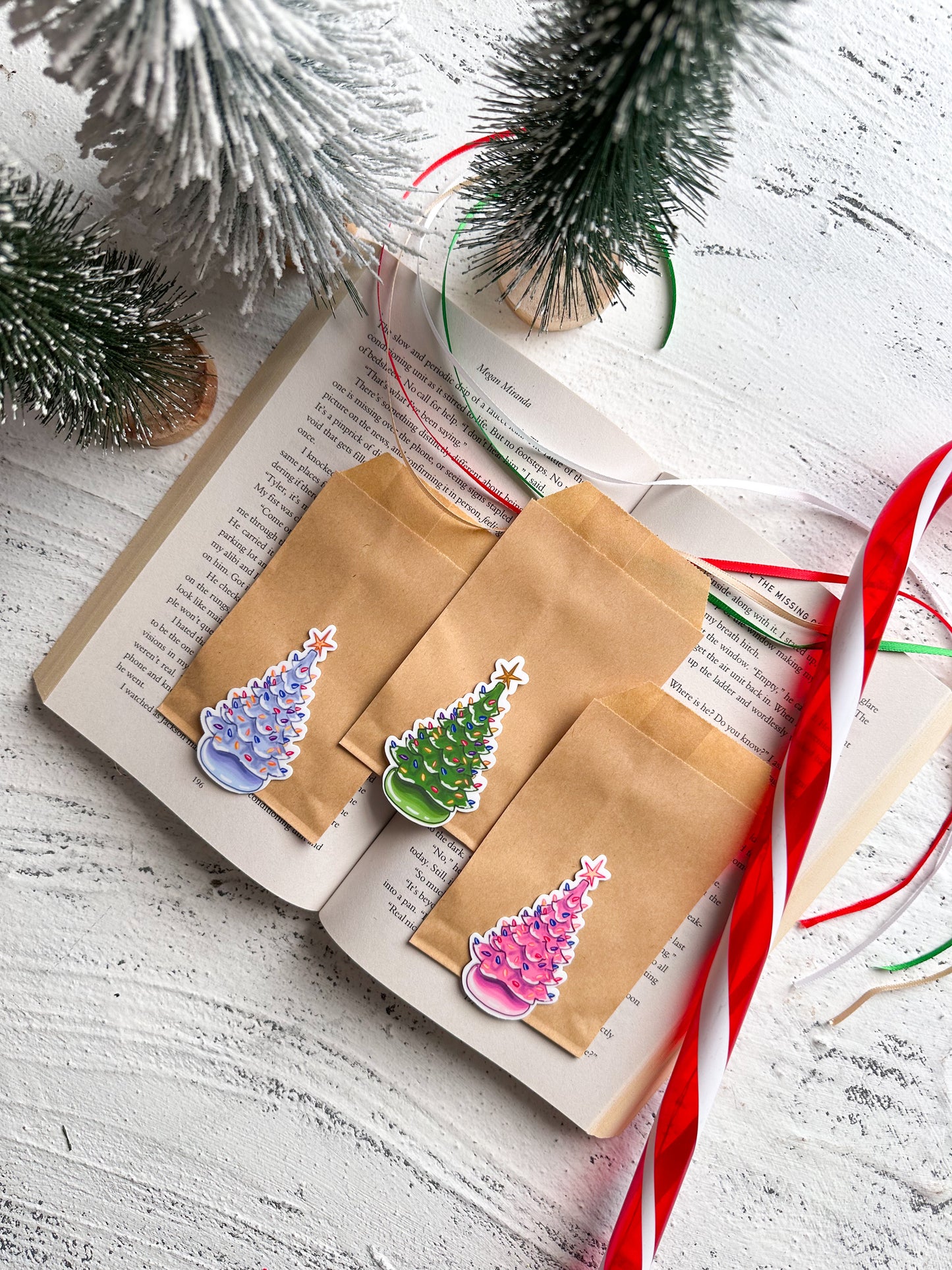 Vintage Ceramic Tree Stickers