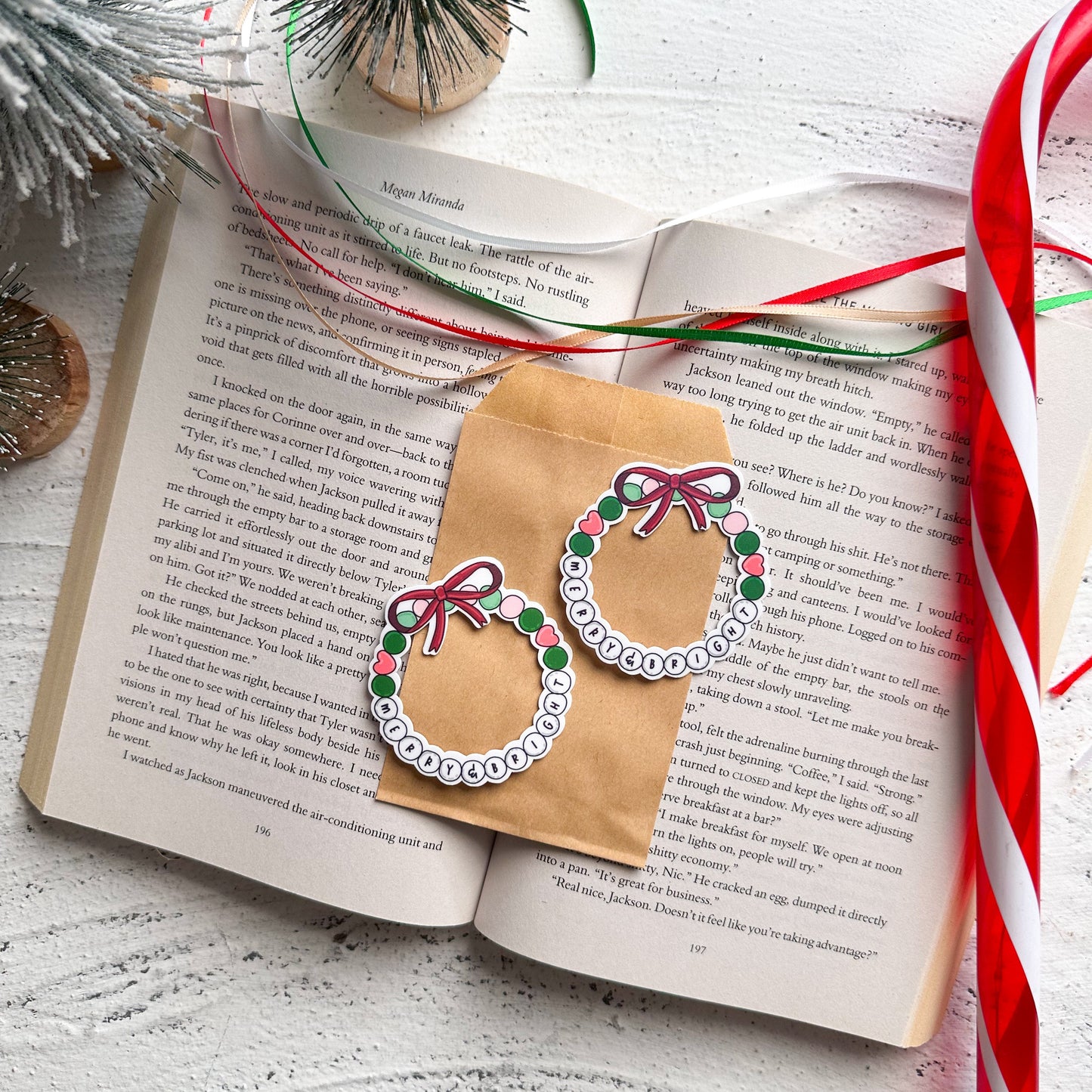 Merry & Bright Friendship Bracelet Sticker