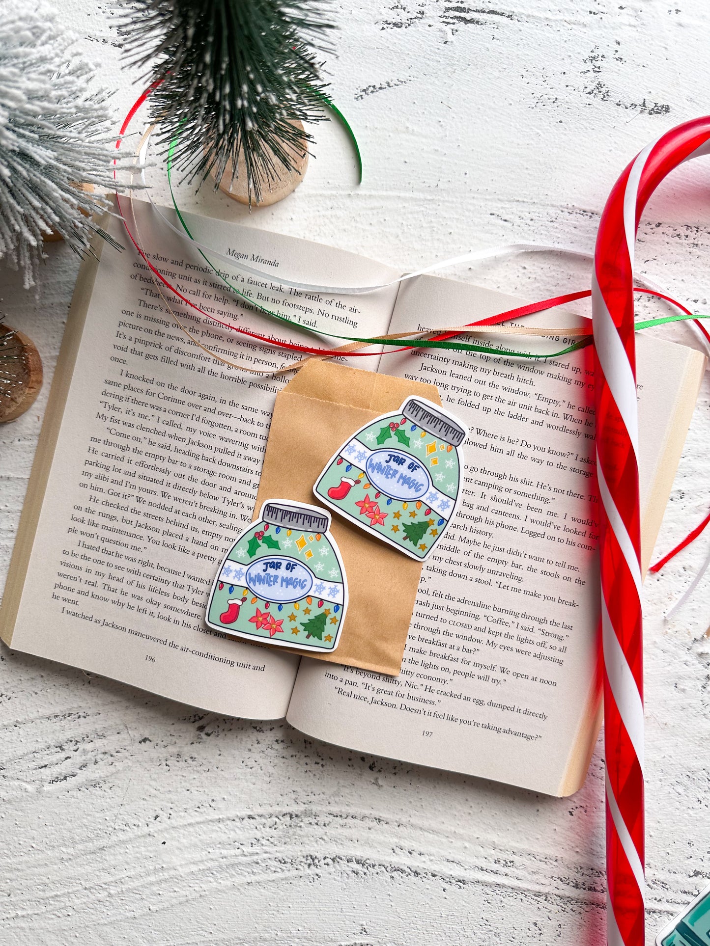 Jar of Winter Magic Sticker