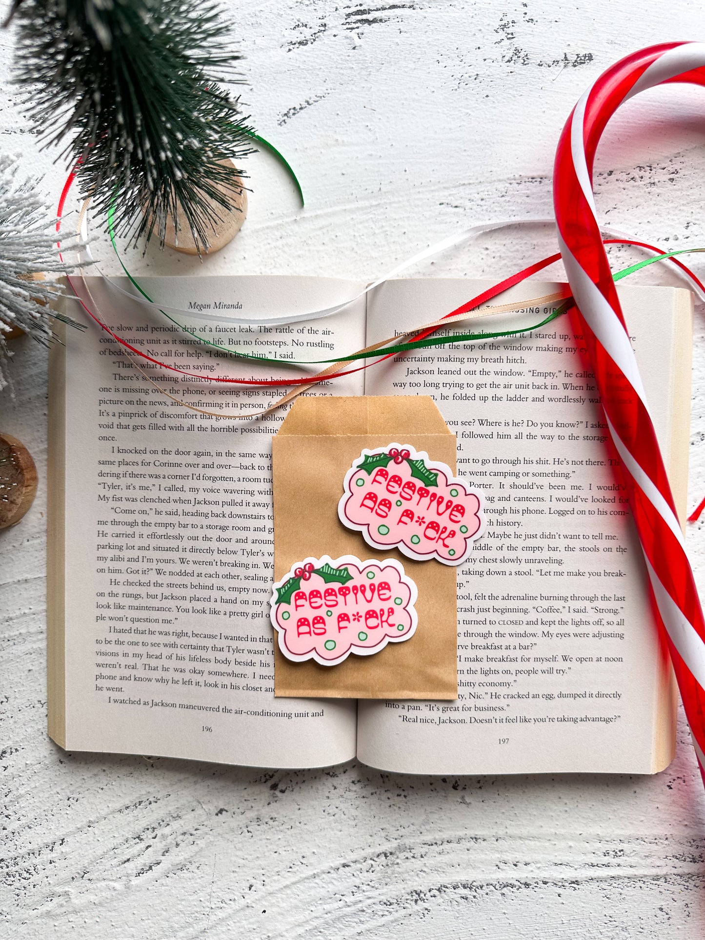 Festive AF sticker