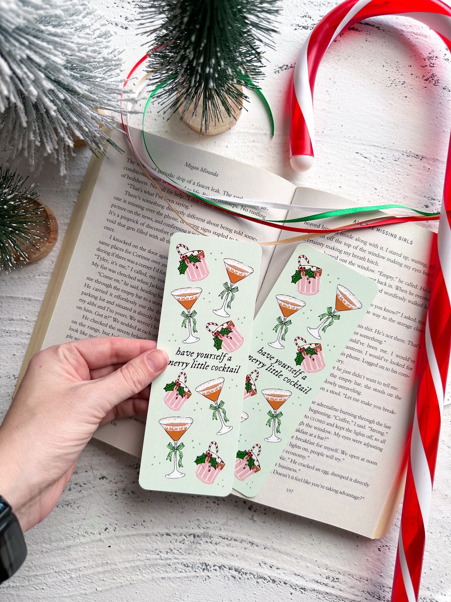 Have Yourself a Merry Little Cocktail Bookmark