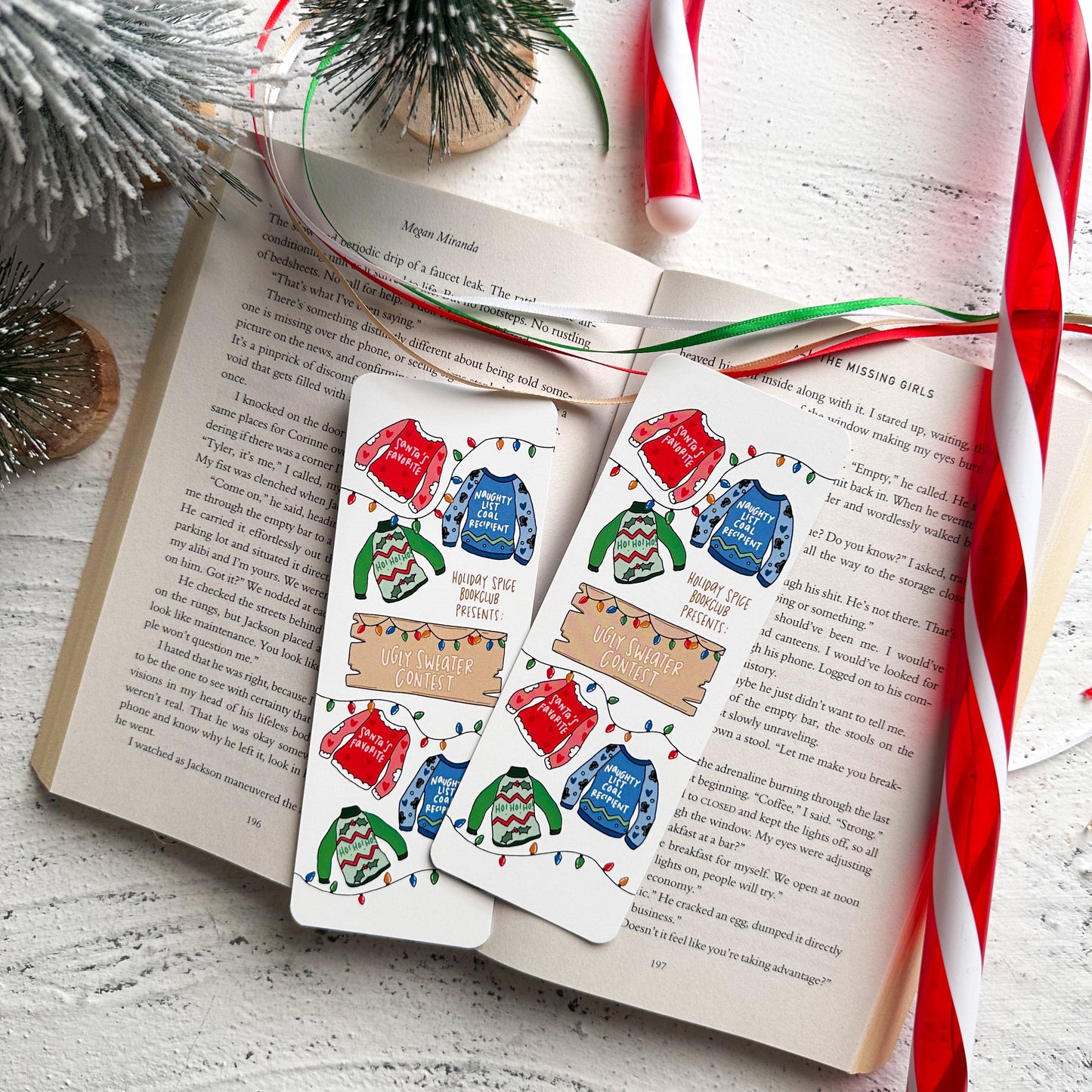 Ugly Sweater Contest Bookmark
