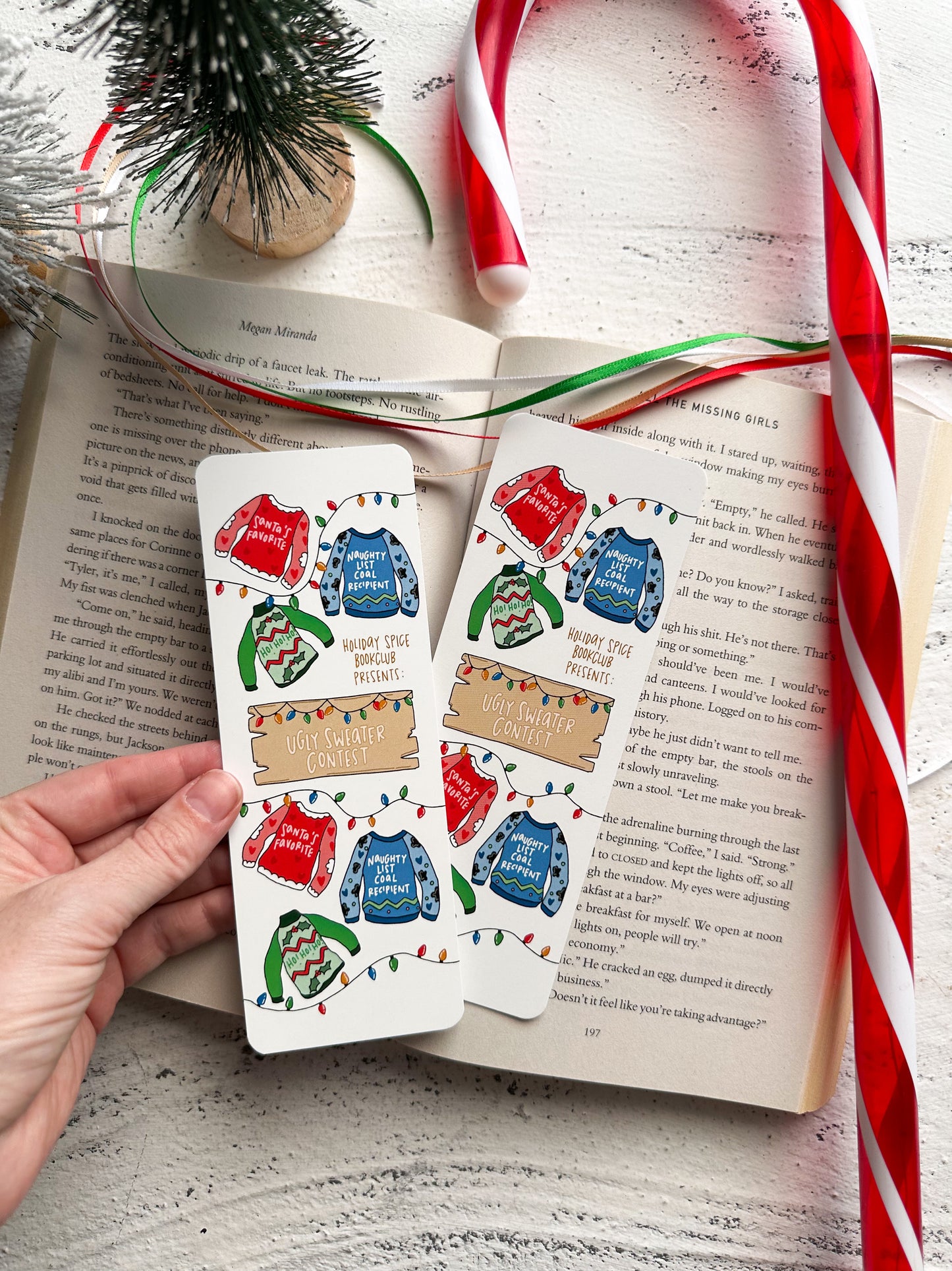 Ugly Sweater Contest Bookmark