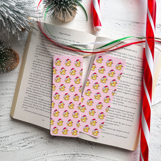 Rubber Duckie Santa Bookmark