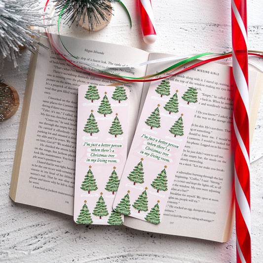 Living Room Christmas Tree Bookmark