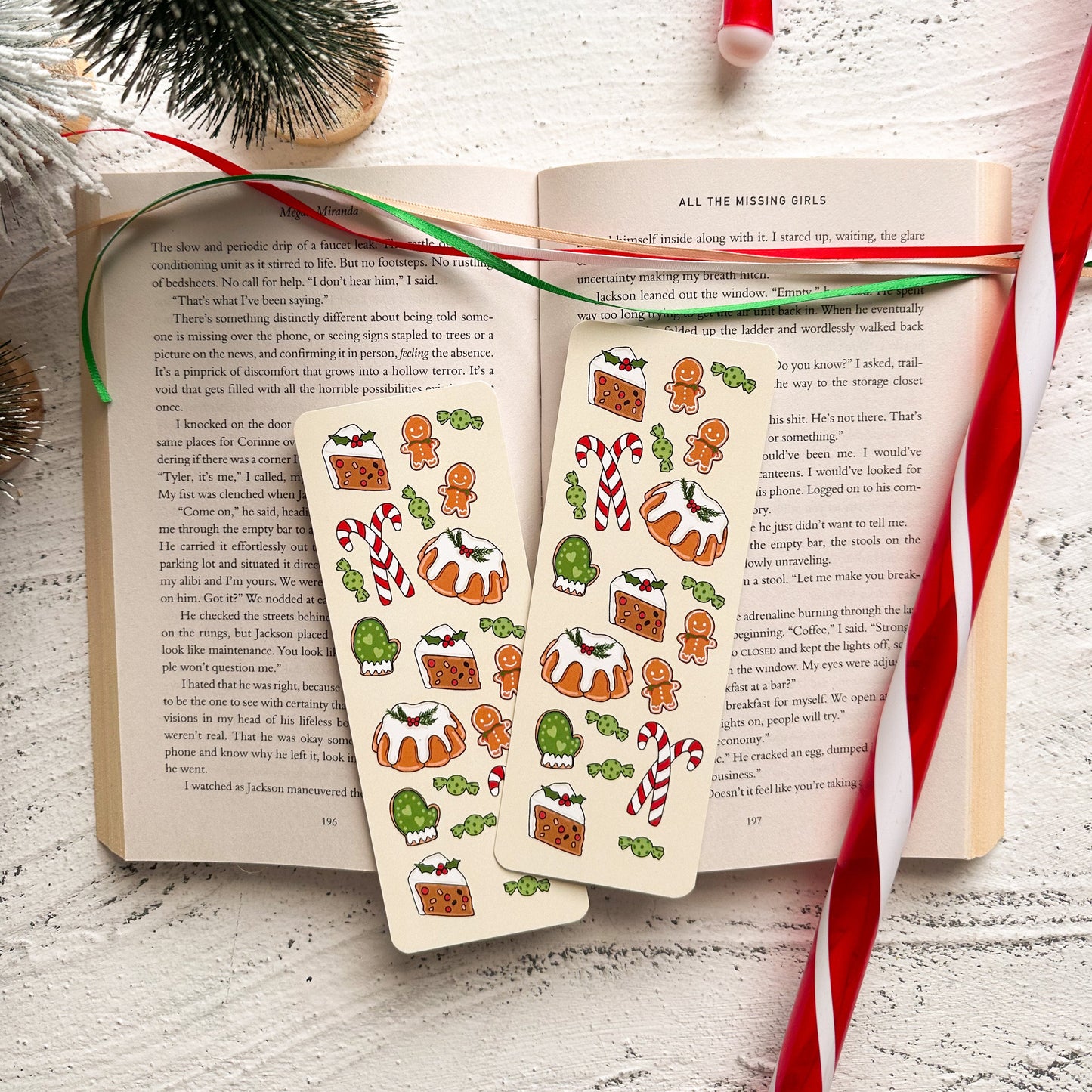 Holly Jolly Treats Bookmark