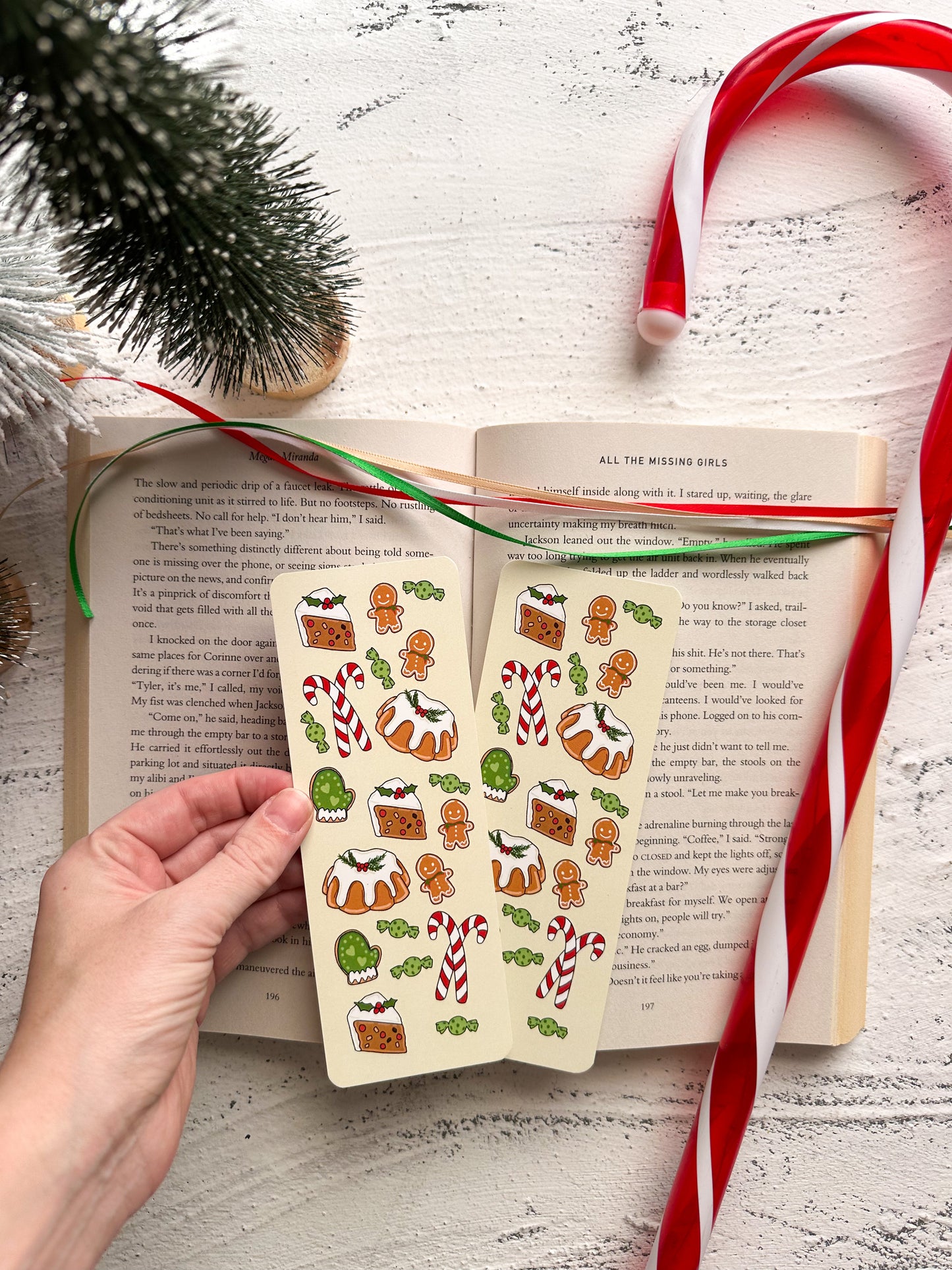 Holly Jolly Treats Bookmark