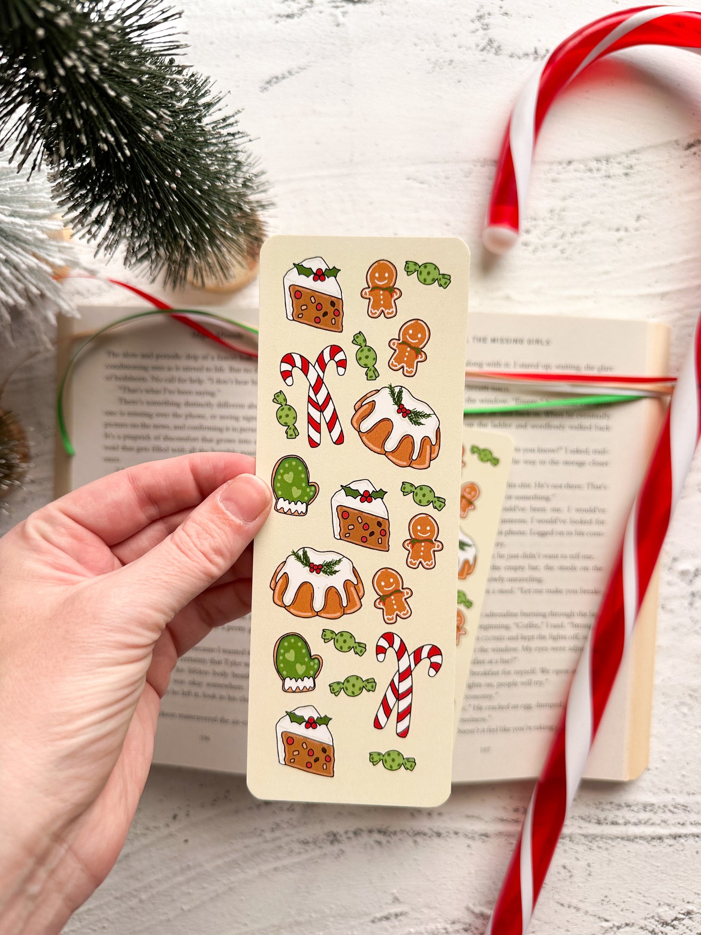 Holly Jolly Treats Bookmark