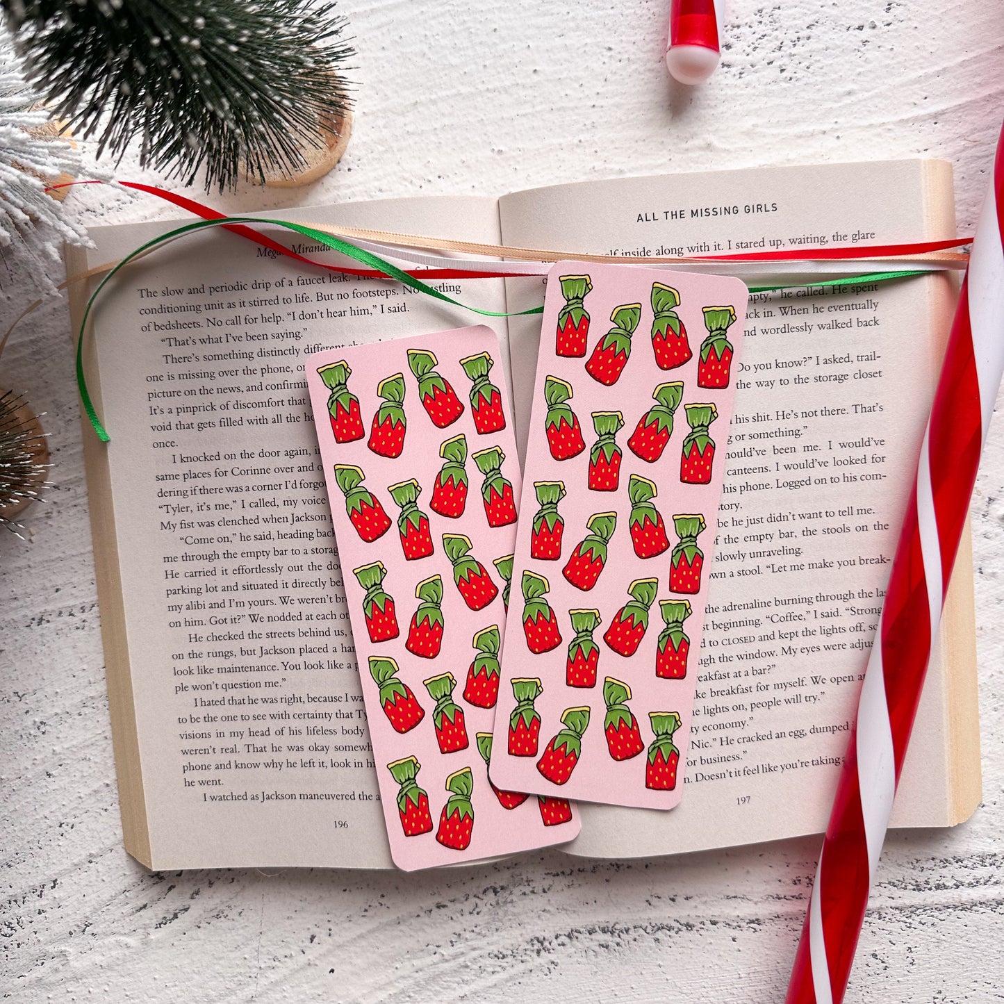 Old Fashioned Strawberry Candy Bookmark