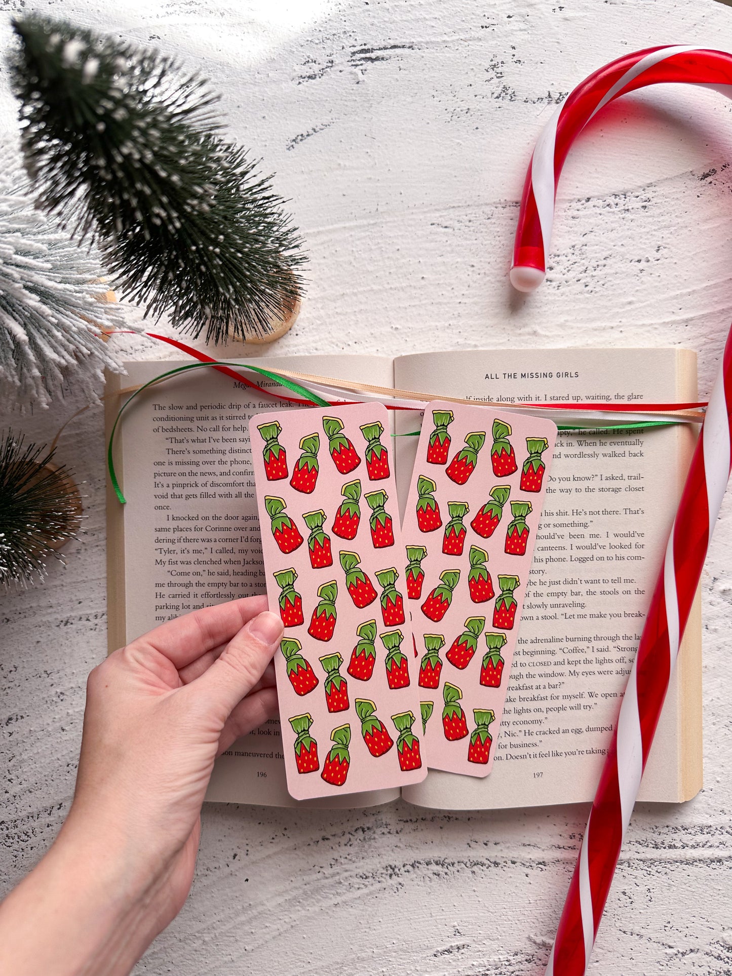 Old Fashioned Strawberry Candy Bookmark