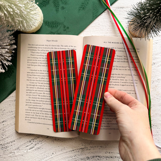 Boyfriend Flannel Bookmark