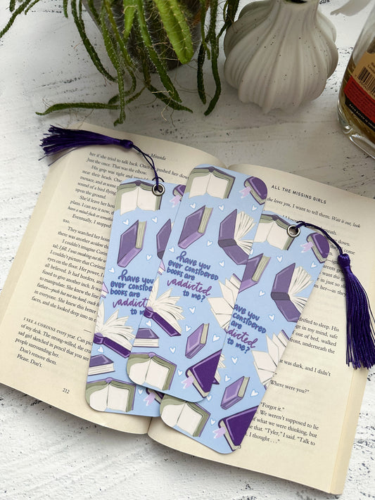 Book Addiction Bookmark