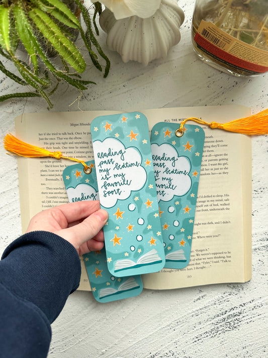 Reading for sport bookmark