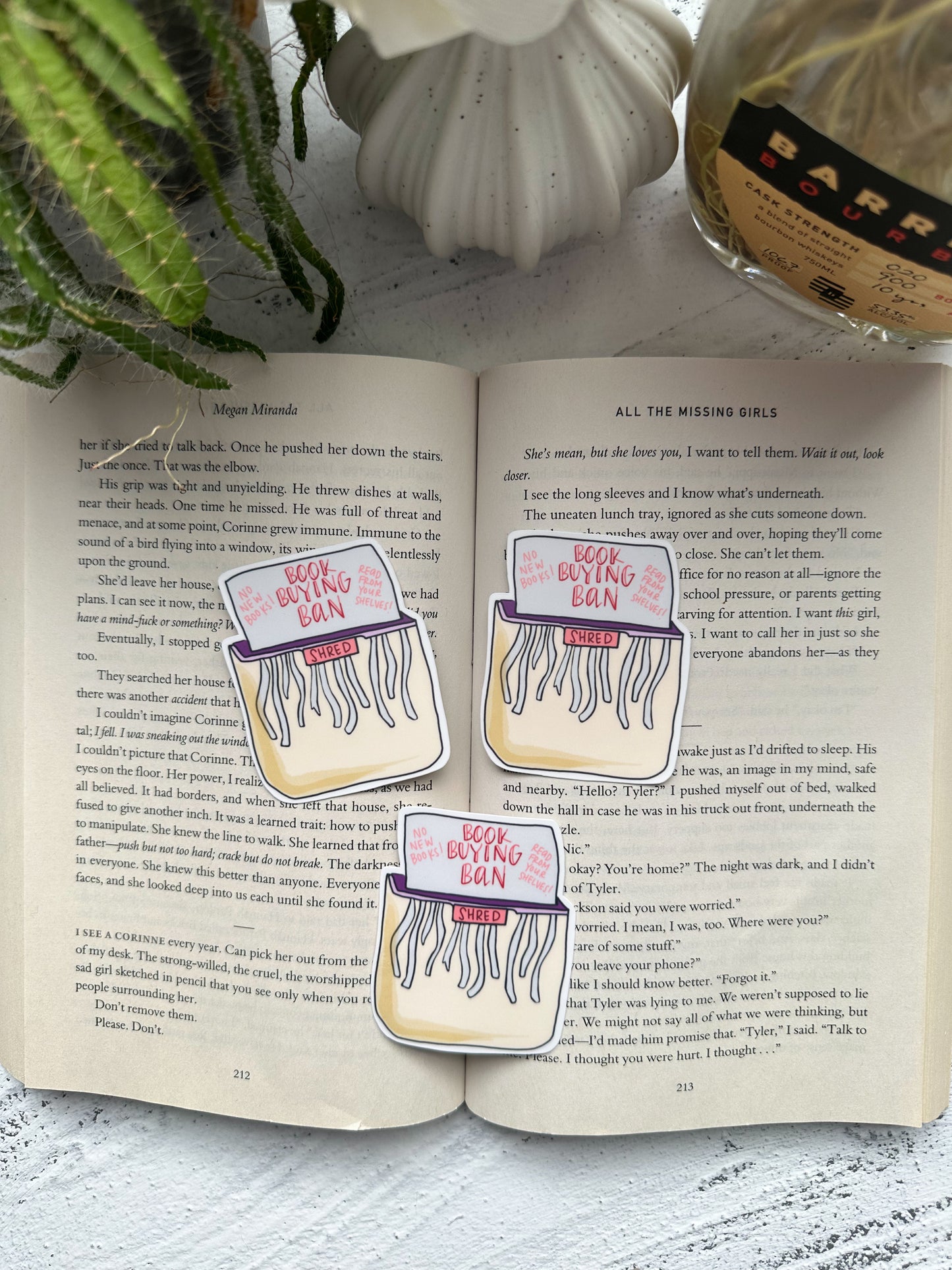Book Bans are for Quitters Sticker