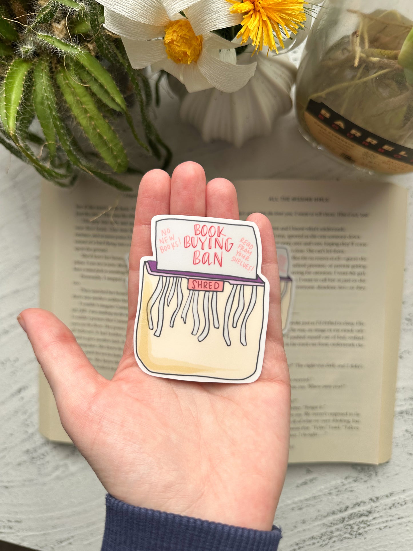 Book Bans are for Quitters Sticker