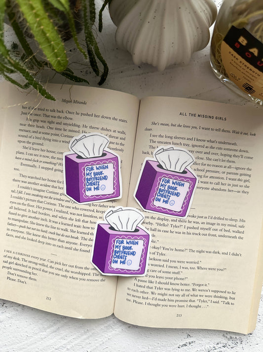 Book Bf tissues sticker
