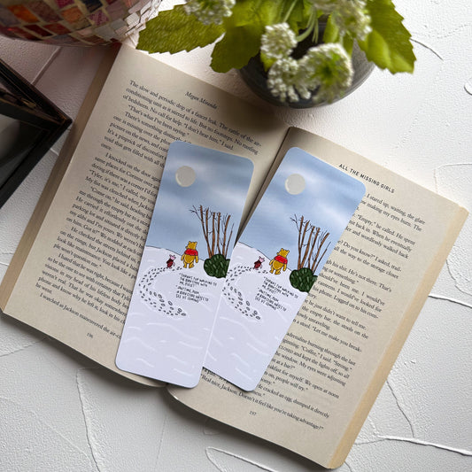 Pooh and Piglet Go To The Bookstore Bookmark