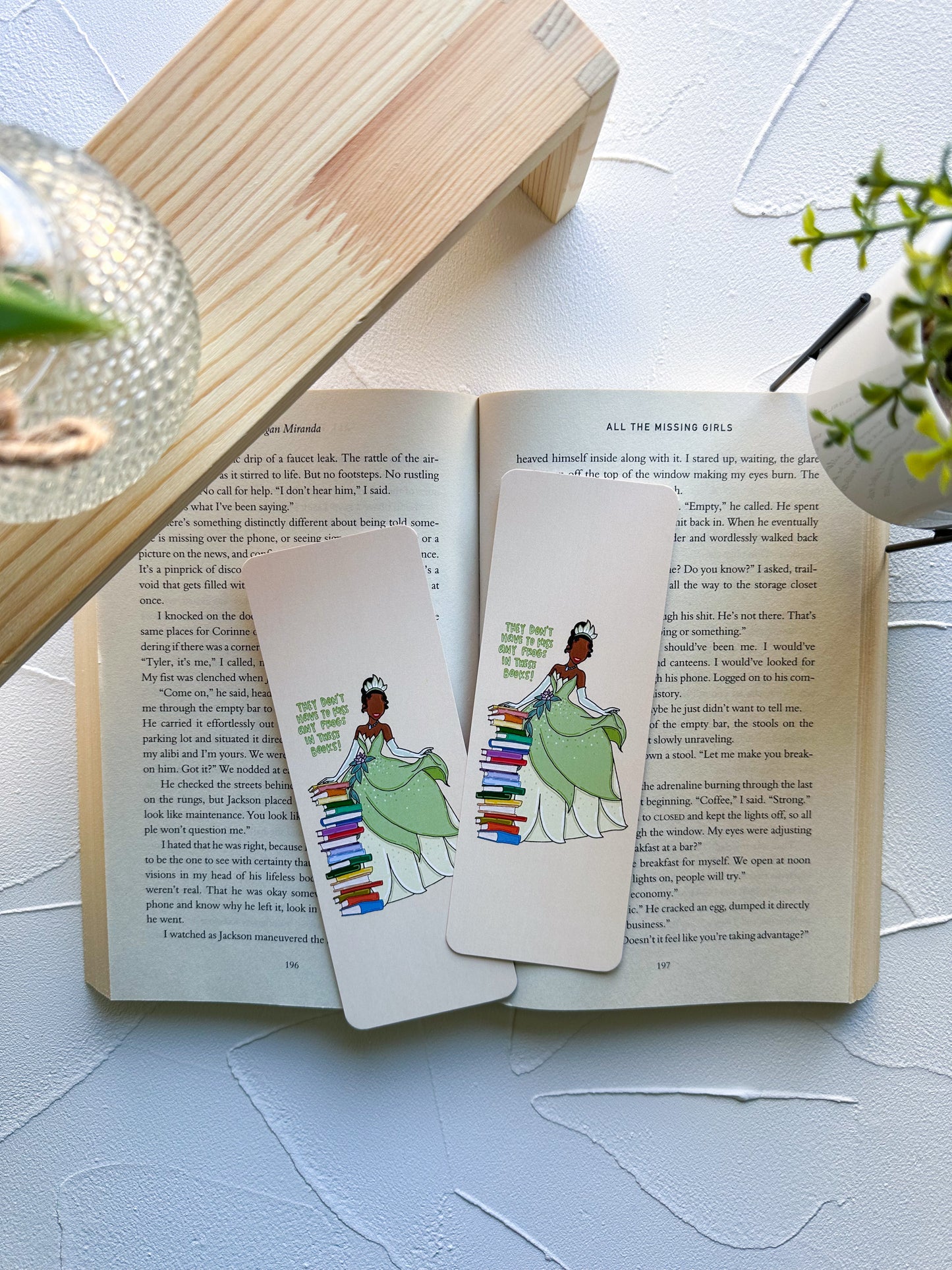 SALE No Frogs In These Books Bookmark (Princess #9)