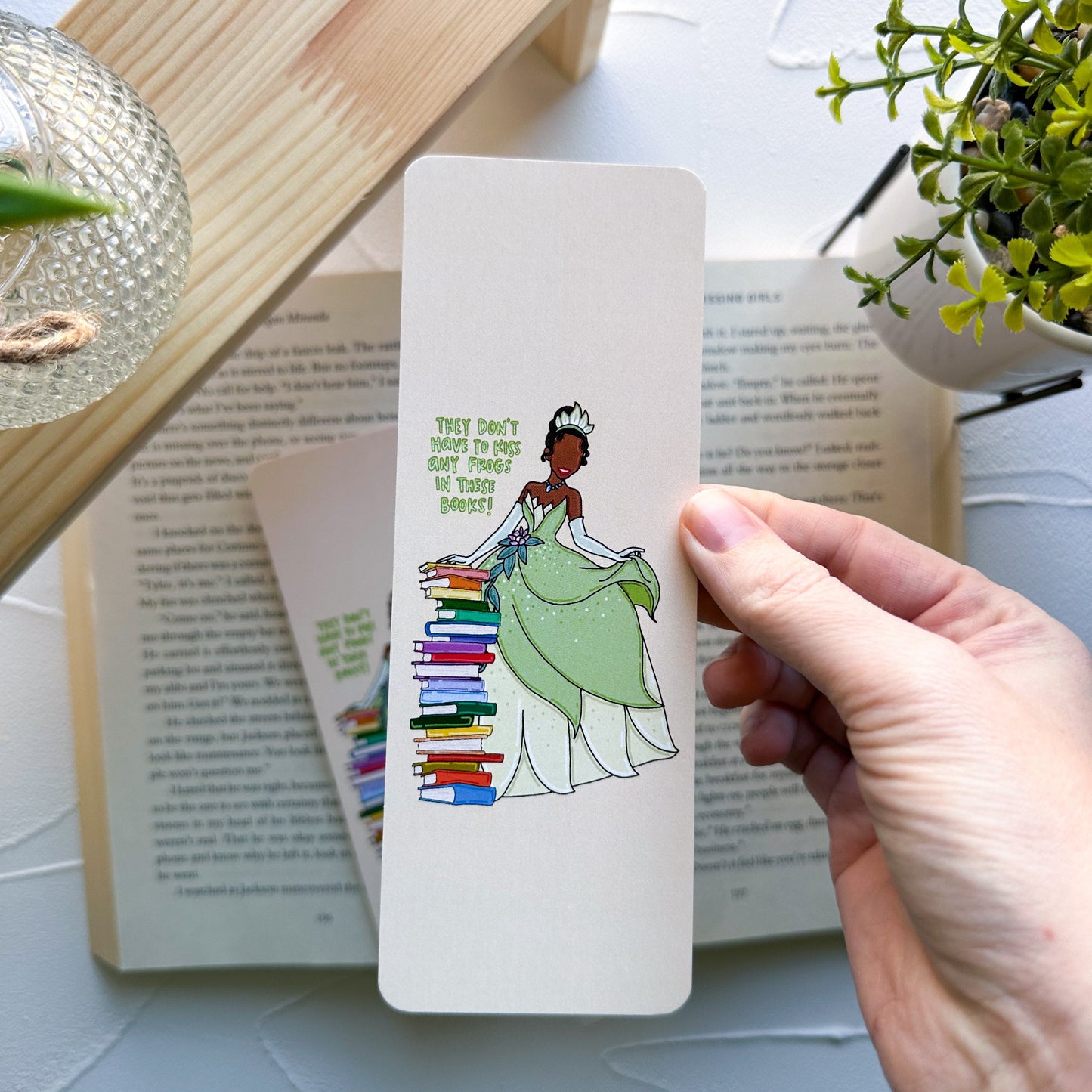 SALE No Frogs In These Books Bookmark (Princess #9)