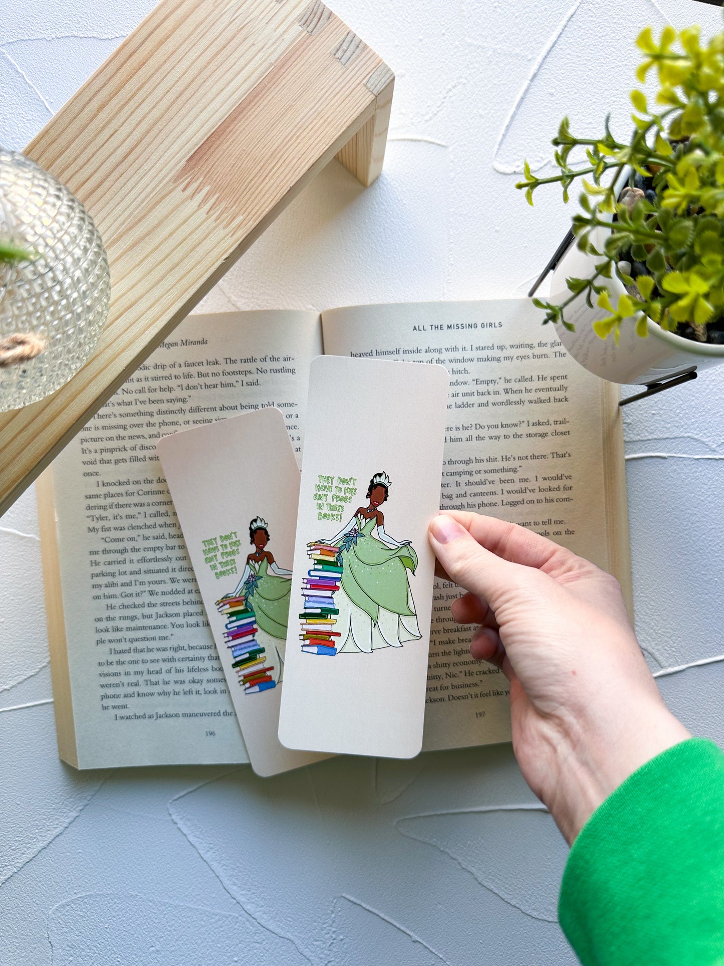 SALE No Frogs In These Books Bookmark (Princess #9)