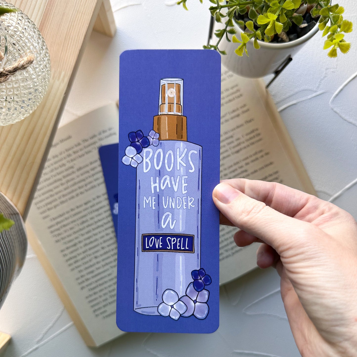 Books Have Me Under a Love Spell Nostalgic Bookmark