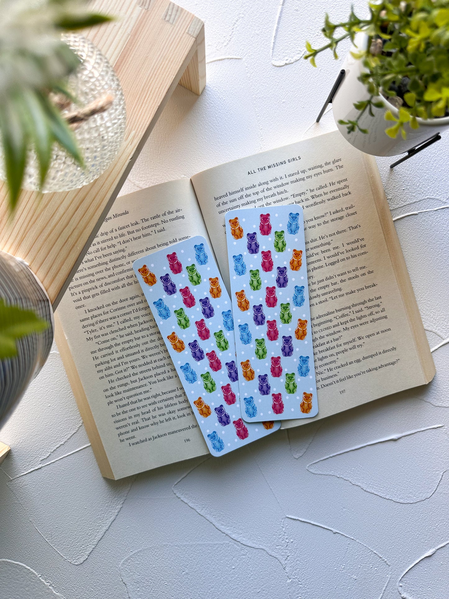Neon Gummy Bears Bookmark