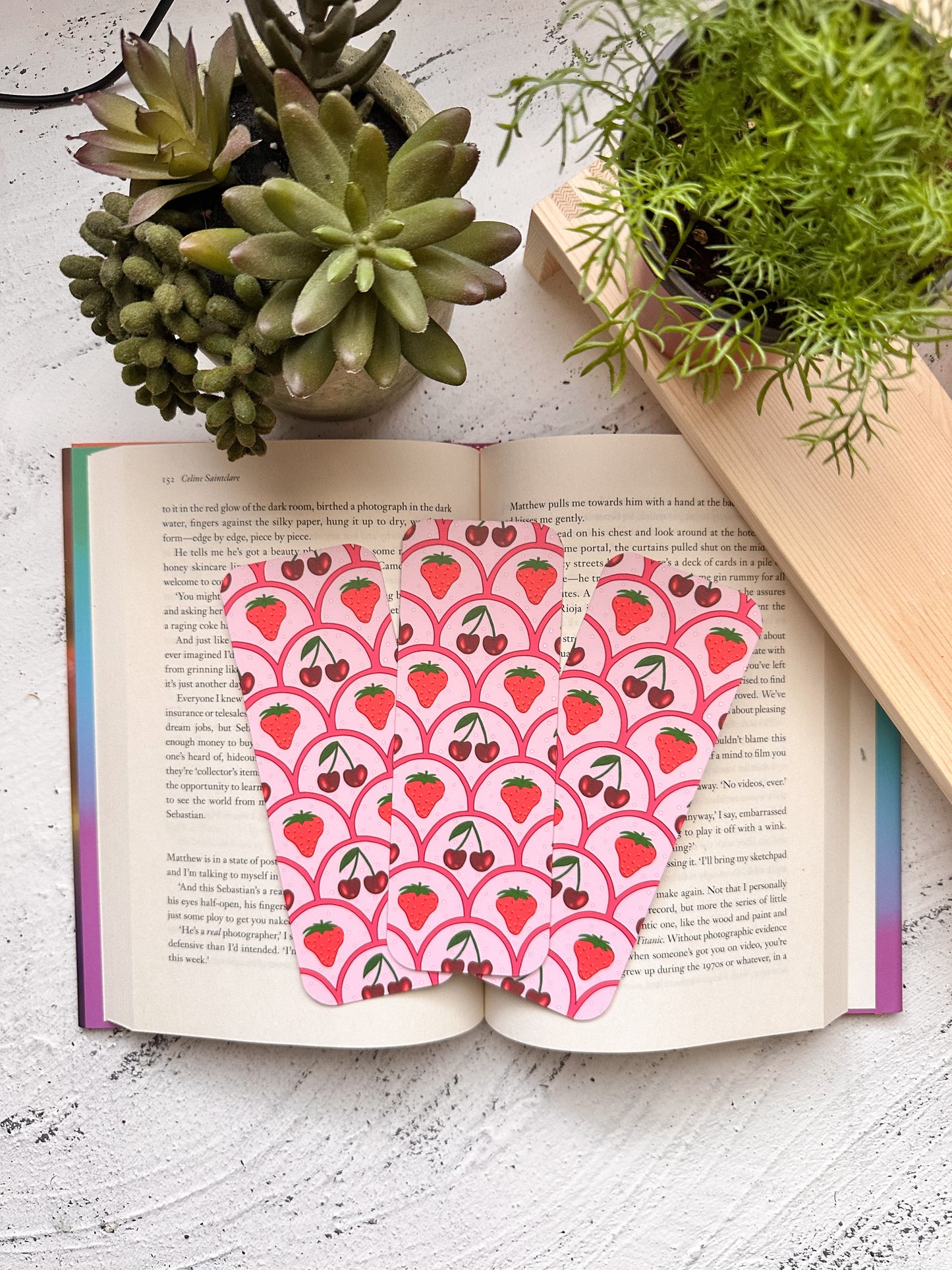 Cherry Berry Bookmark