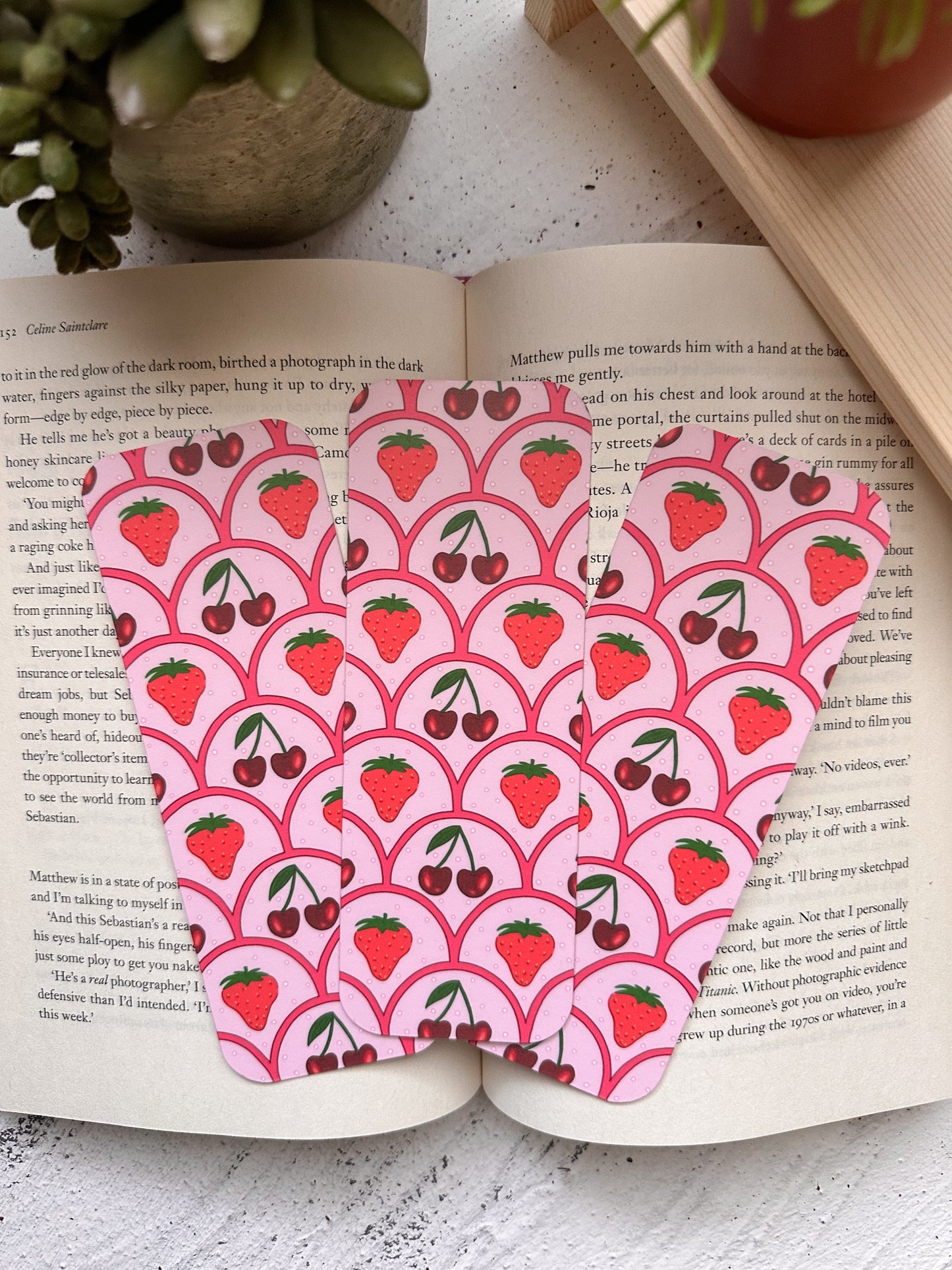 Cherry Berry Bookmark