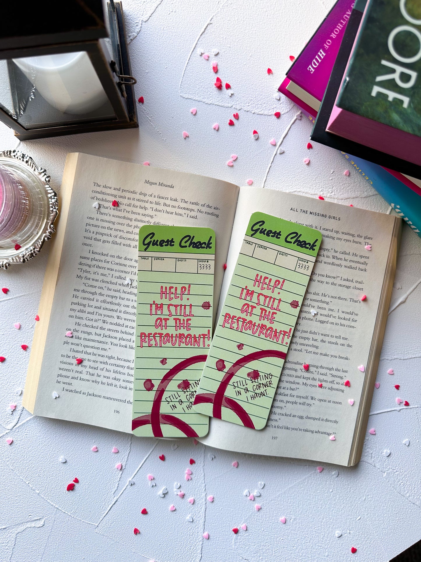 Right Where You Left Me Bookmark (Guest Check #3)