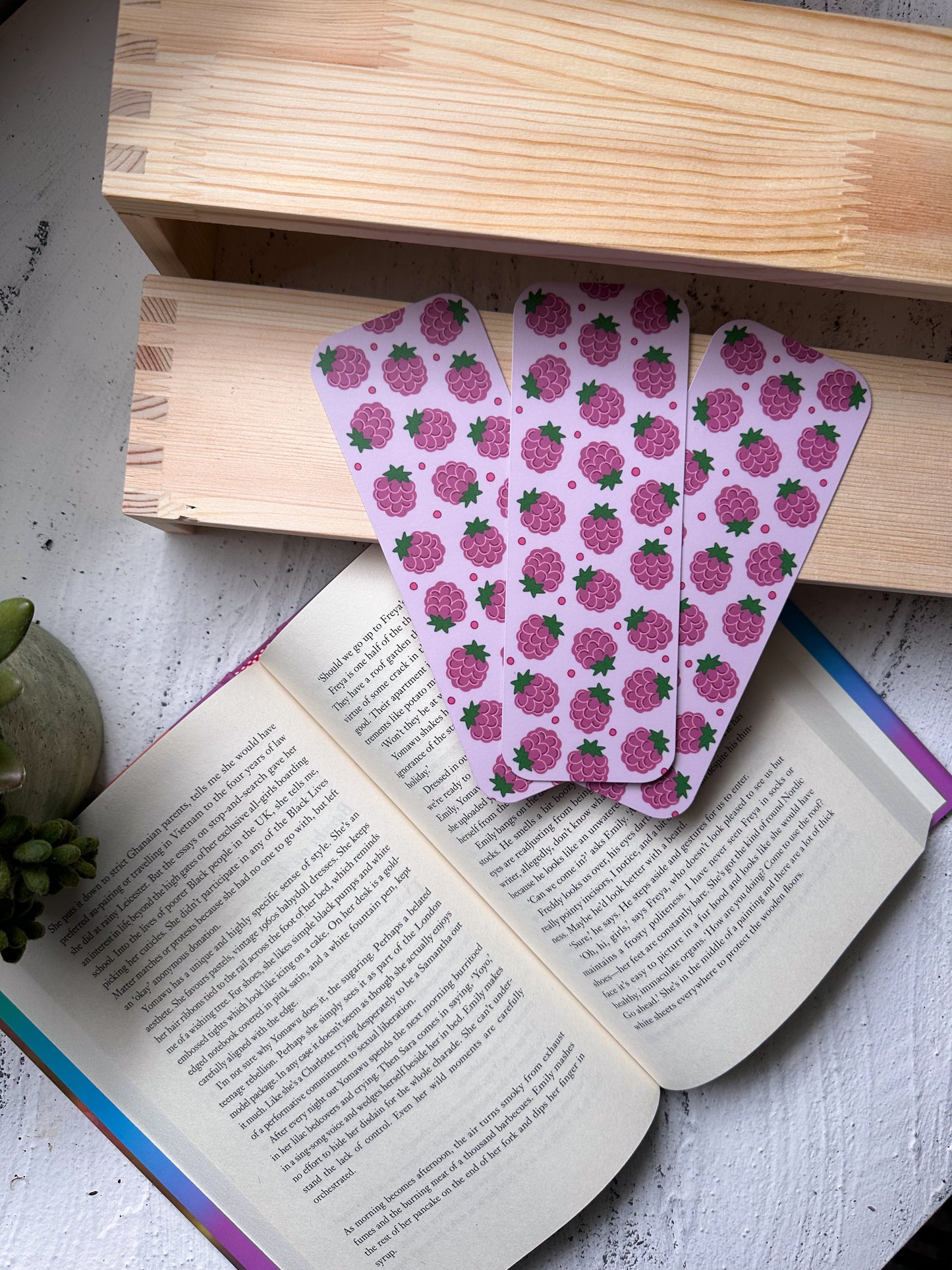 Ripe Raspberry Bookmark