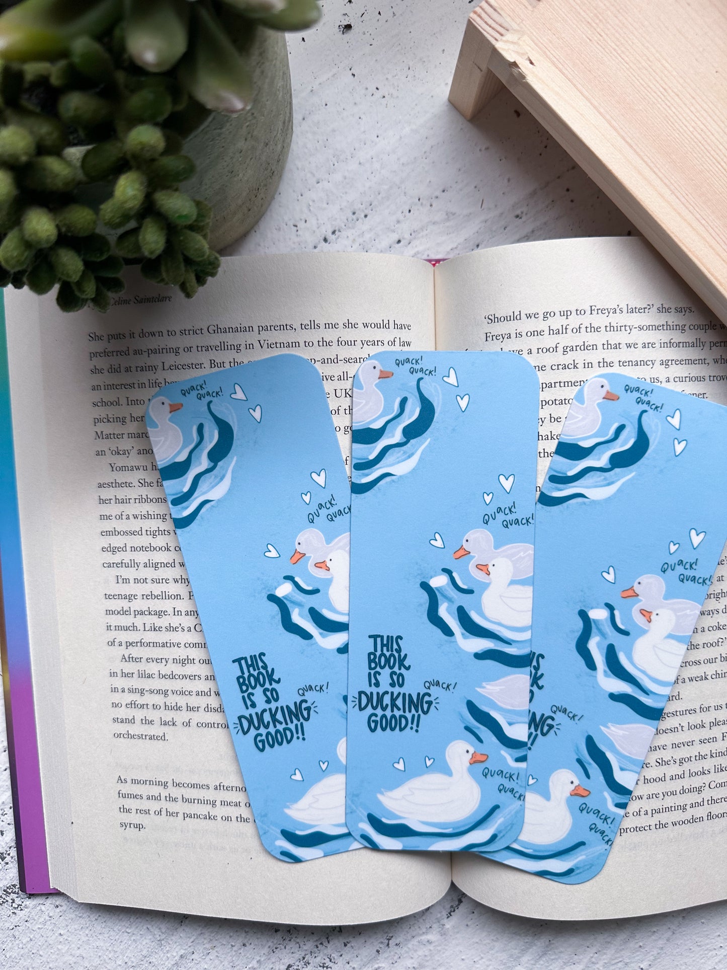 I Ducking Love Books Bookmark