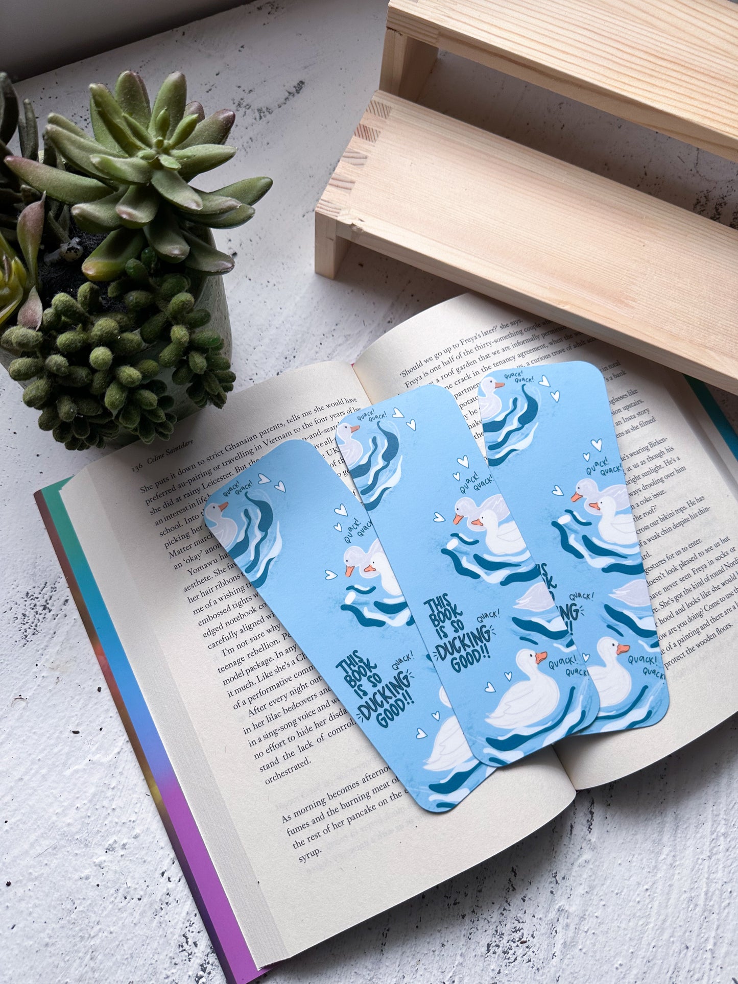 I Ducking Love Books Bookmark