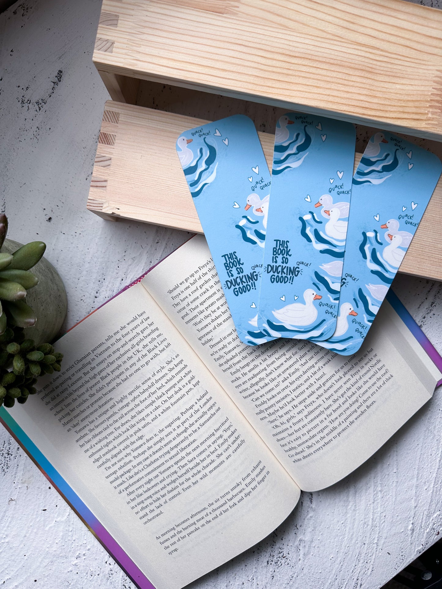 I Ducking Love Books Bookmark