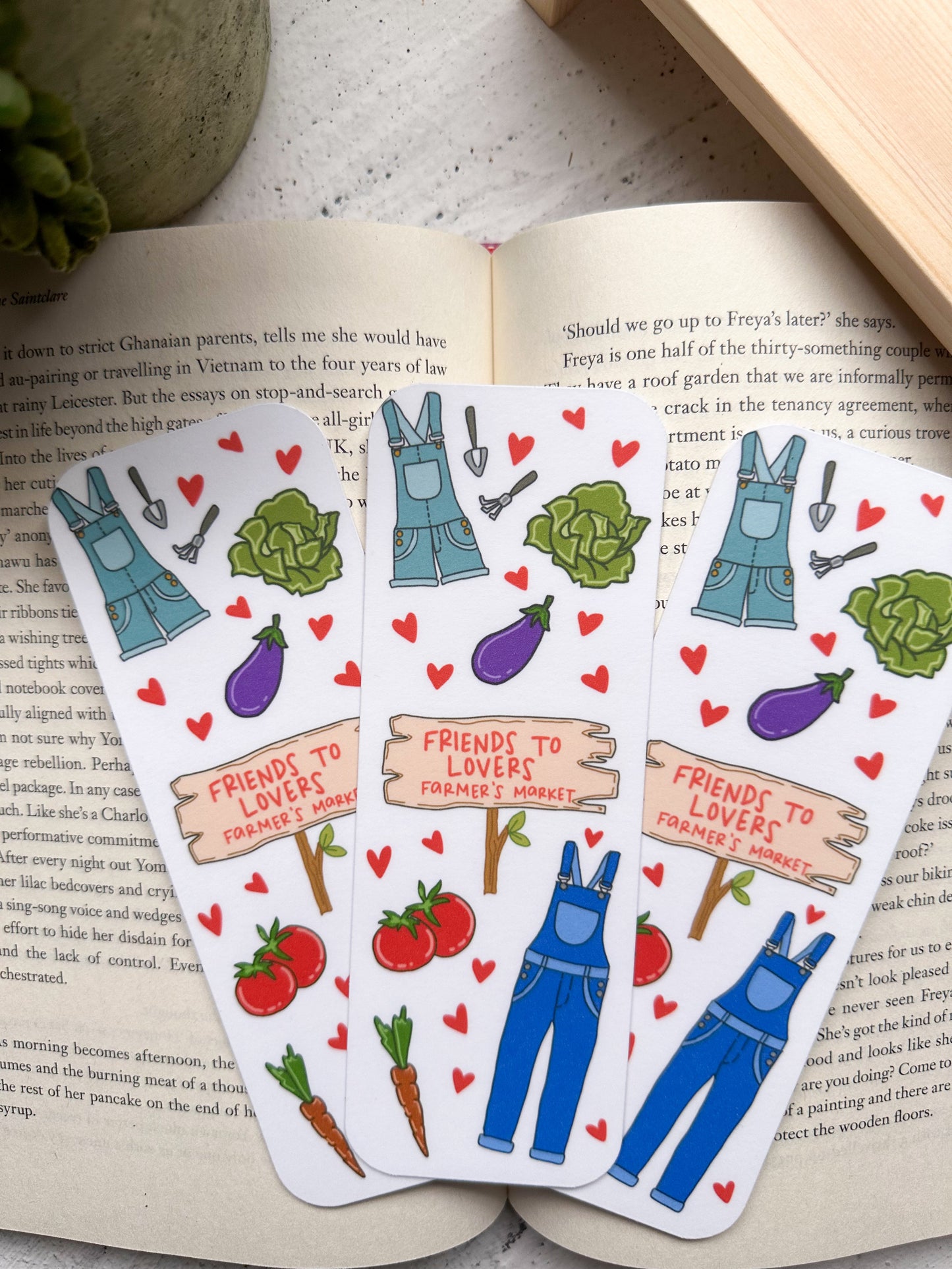 Friends to Lovers Farmer's Market Bookmark