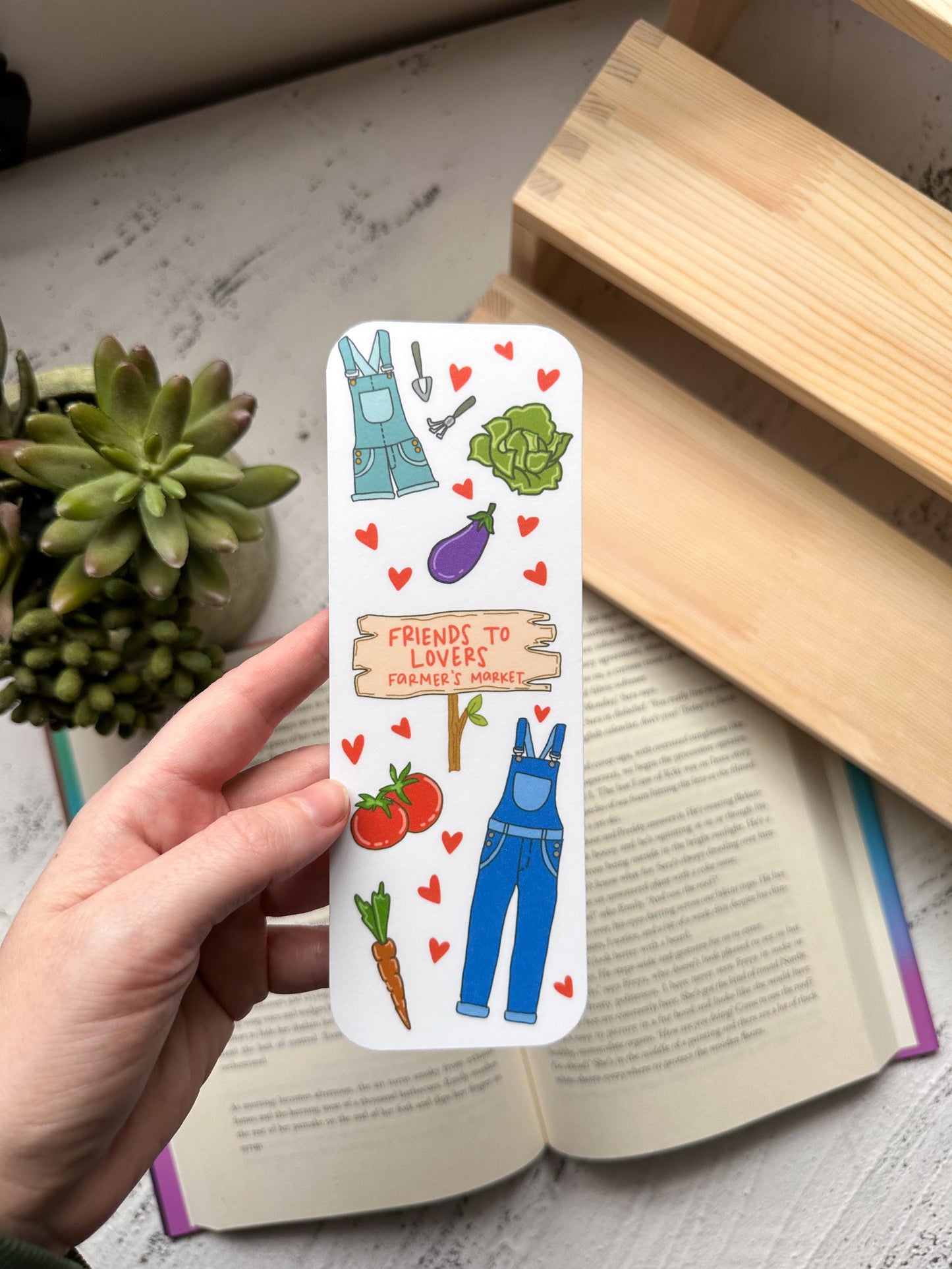 Friends to Lovers Farmer's Market Bookmark