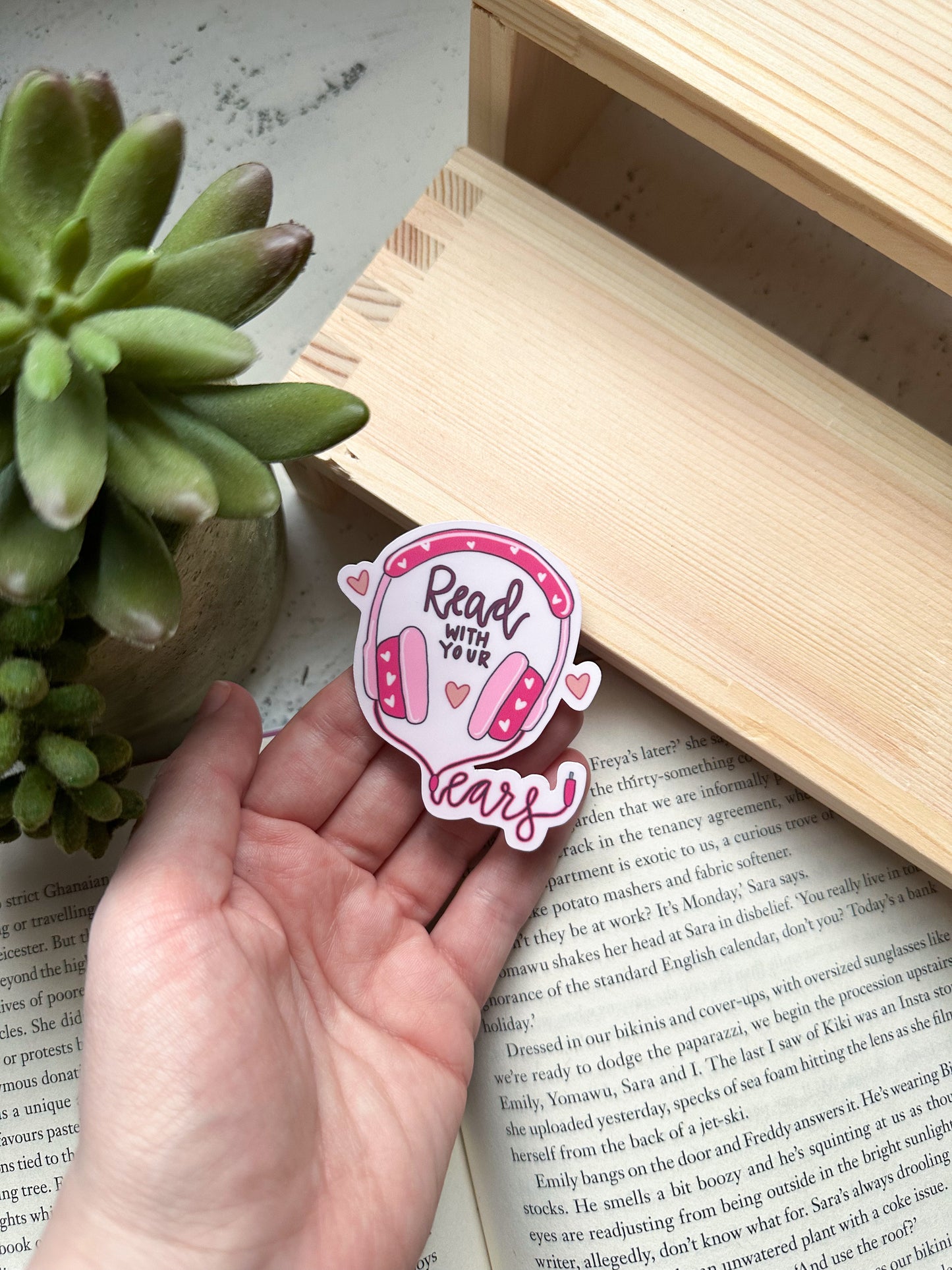 Read With Your Ears Sticker
