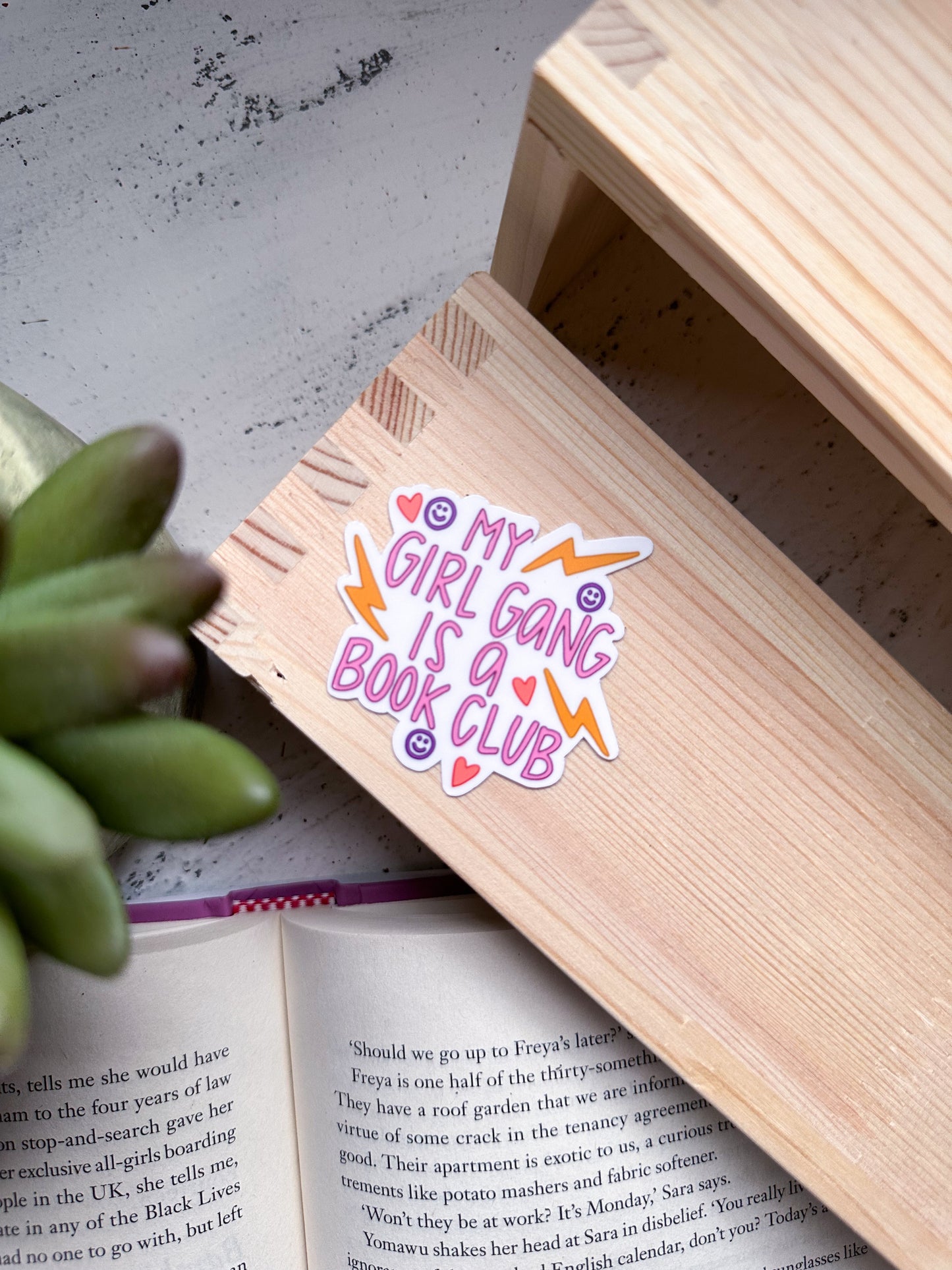 Book Club Sticker