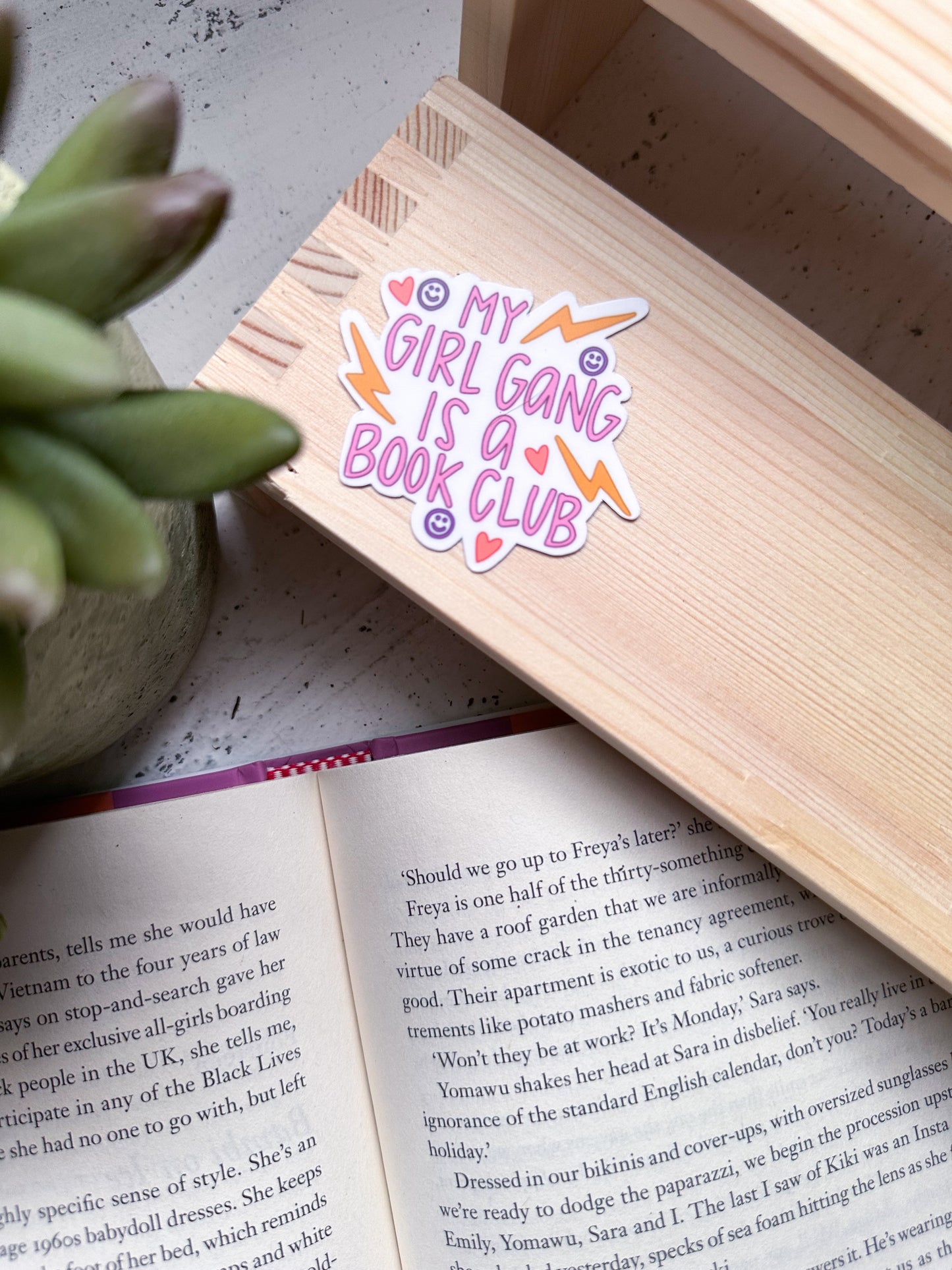 Book Club Sticker