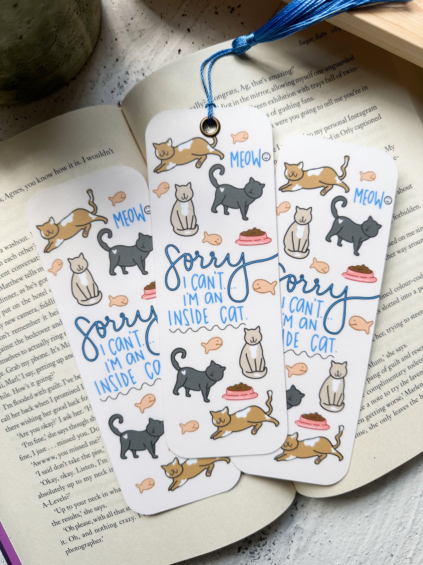 Inside Cat Bookmark
