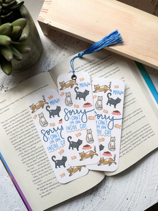 Inside Cat Bookmark