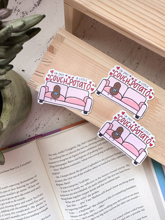 Couch Potato Introvert Sticker