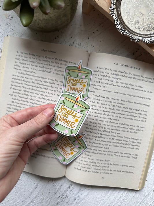 SALE Smells Like Summer Candle Sticker