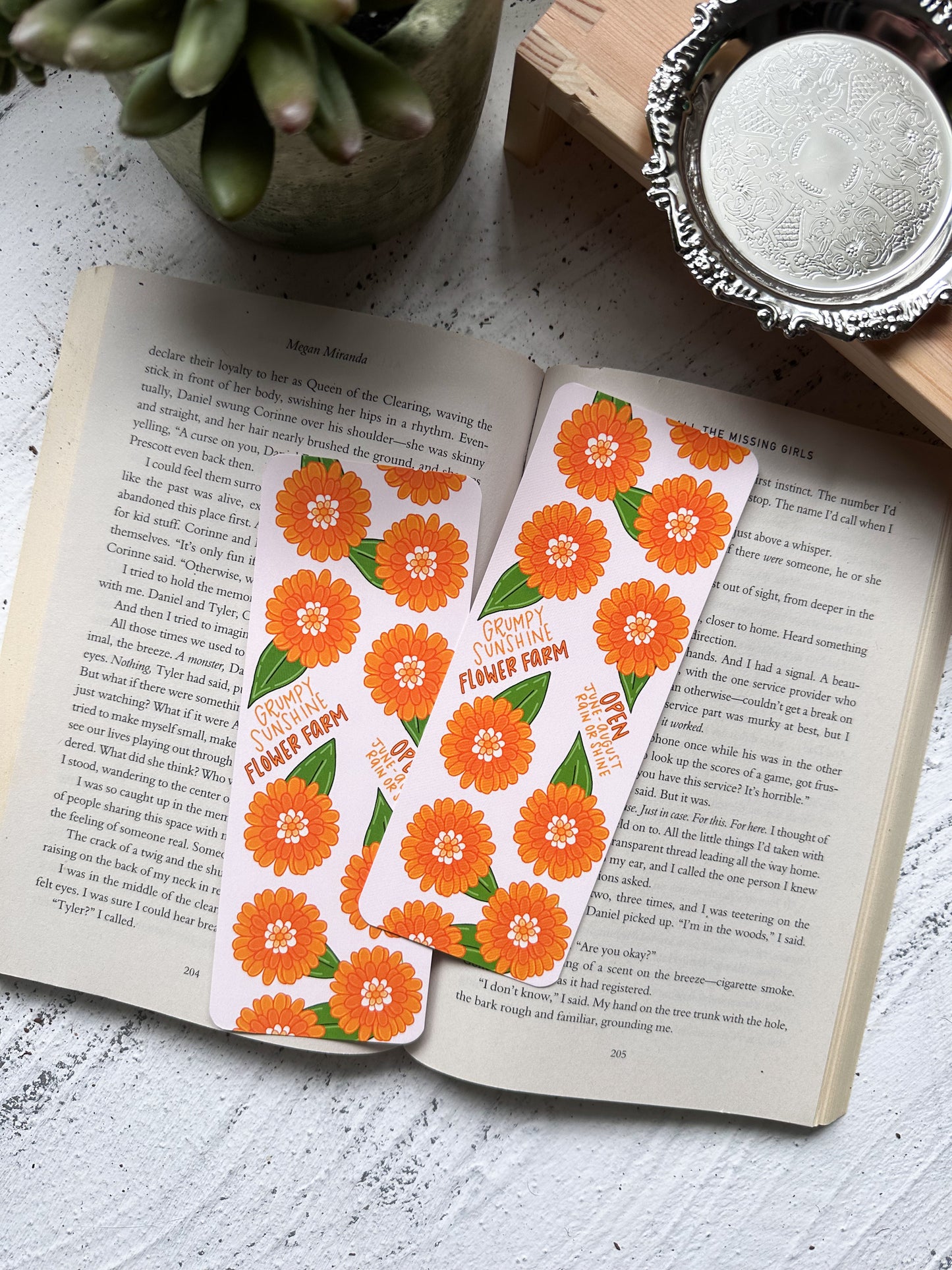 Grumpy Sunshine Flower Farm Bookmark